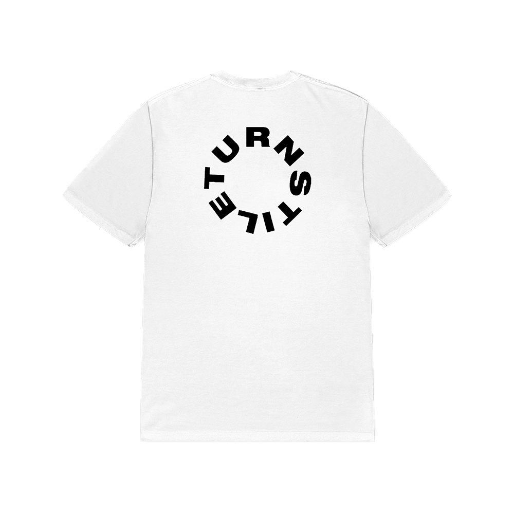 TURNSTILE "NEVER ENOUGH COLOR WALL" WHITE TEE