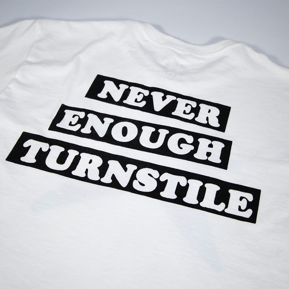 TURNSTILE "CARPET NEVER ENOUGH TS STAR" WHITE TEE