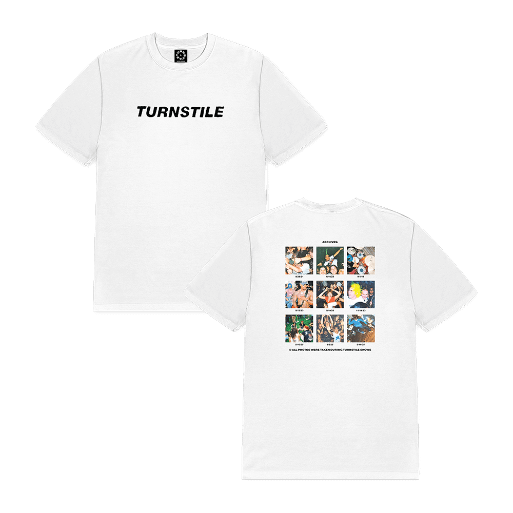 TURNSTILE "ARCHIVE" WHITE TEE