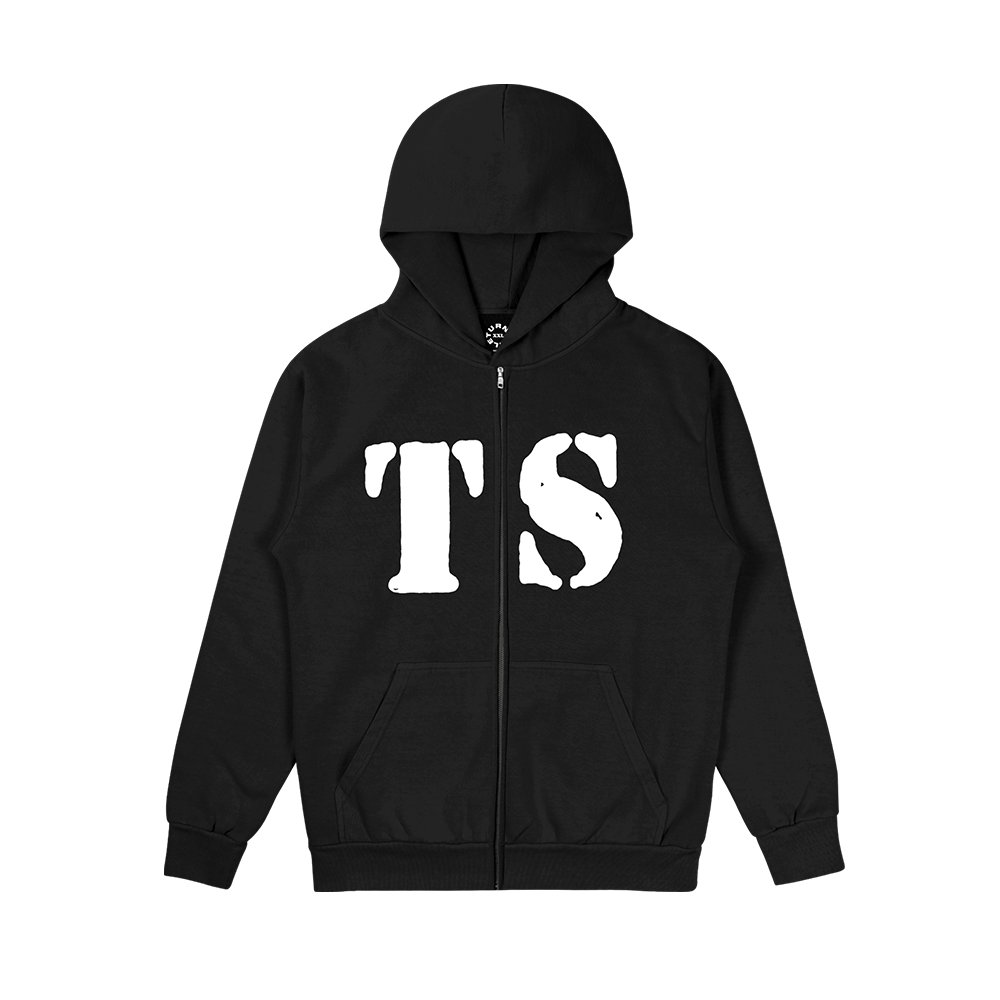TURNSTILE "RAINBOW" BLACK ZIP UP