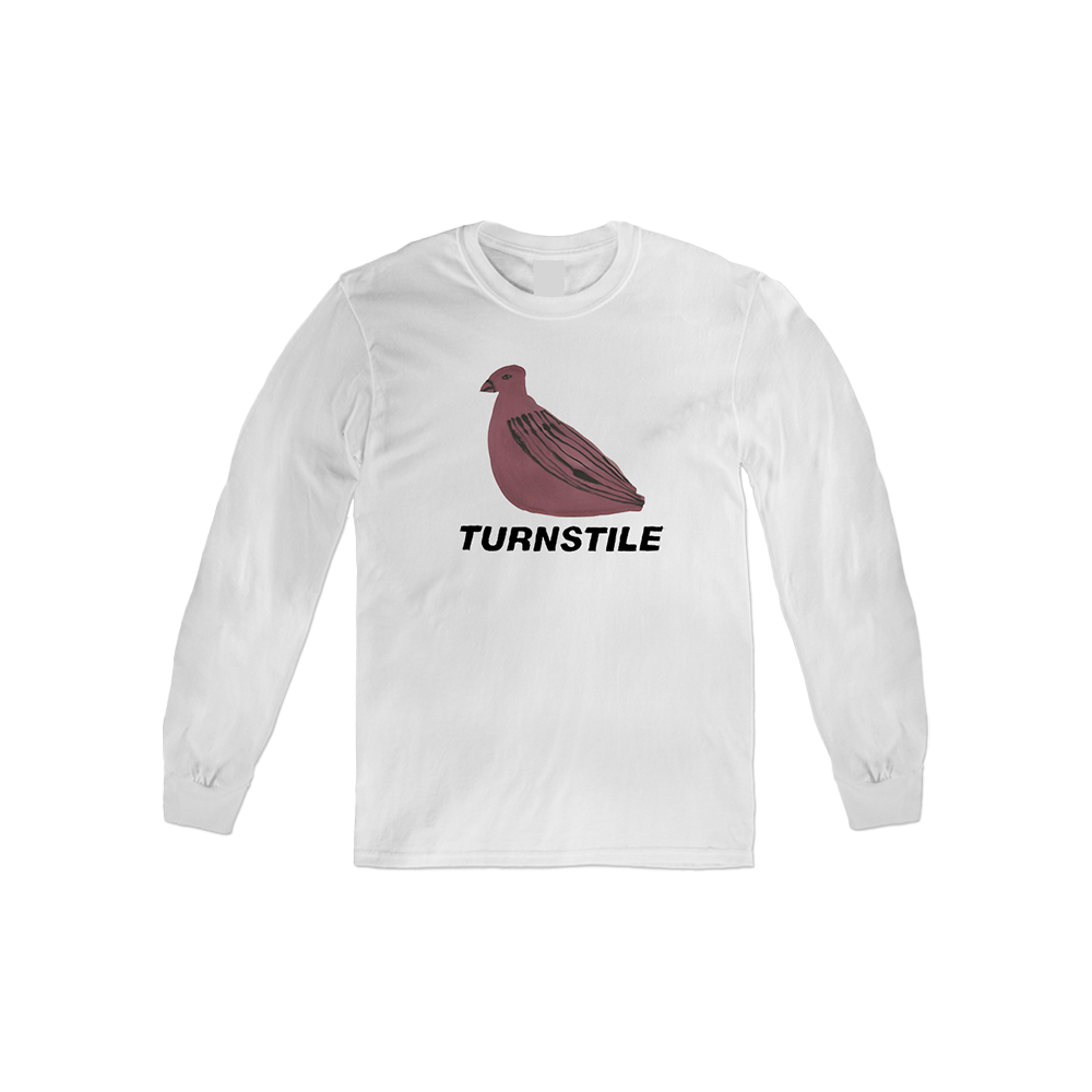 TURNSTILE "BIRDS" WHITE LONGSLEEVE