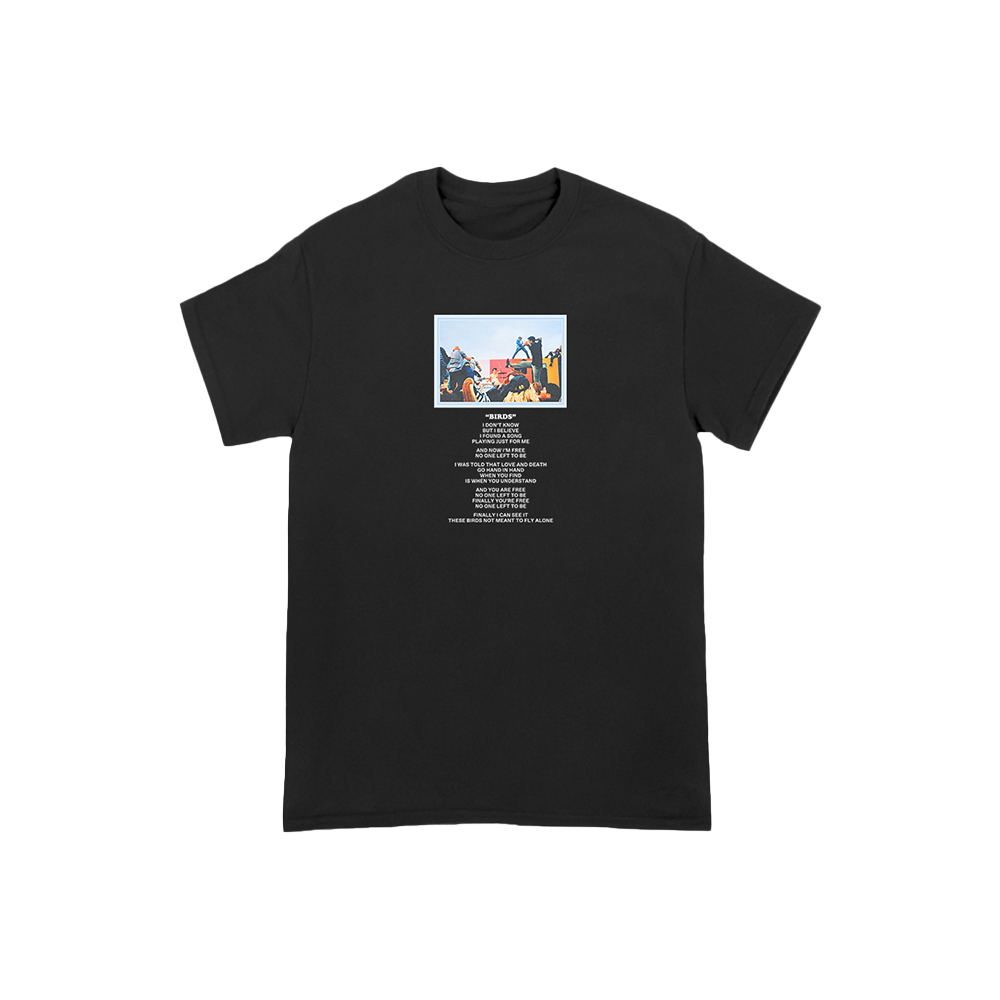 TURNSTILE "BIRDS LYRIC" BLACK TEE