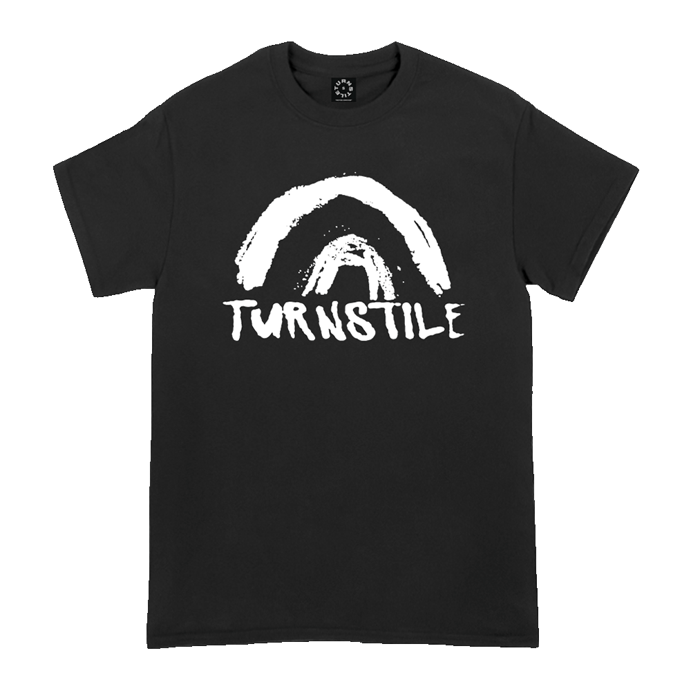 TURNSTILE "DOUBLE RAINBOW" BLACK TEE