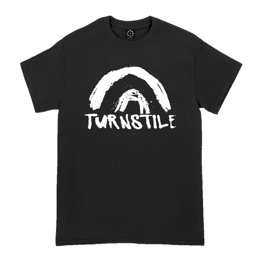 TURNSTILE "DOUBLE RAINBOW" BLACK TEE